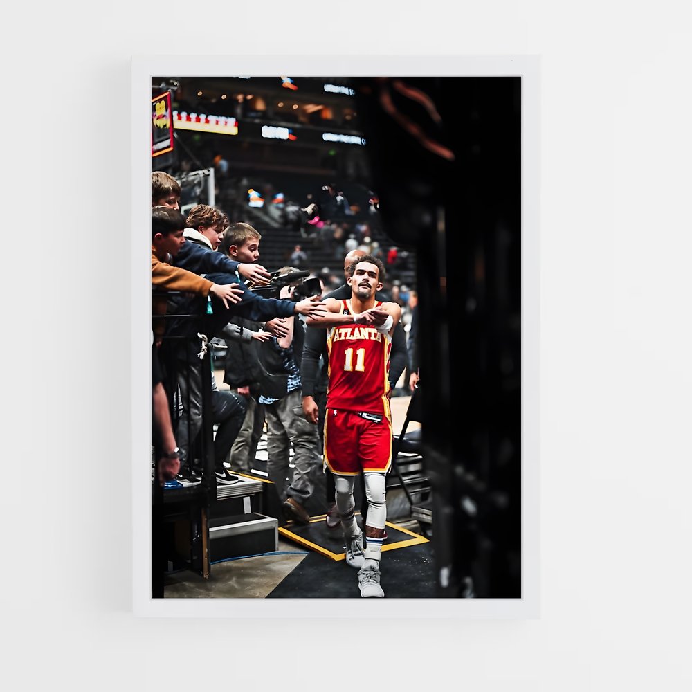 Poster Trae young – affiche Basketball (vue 3)